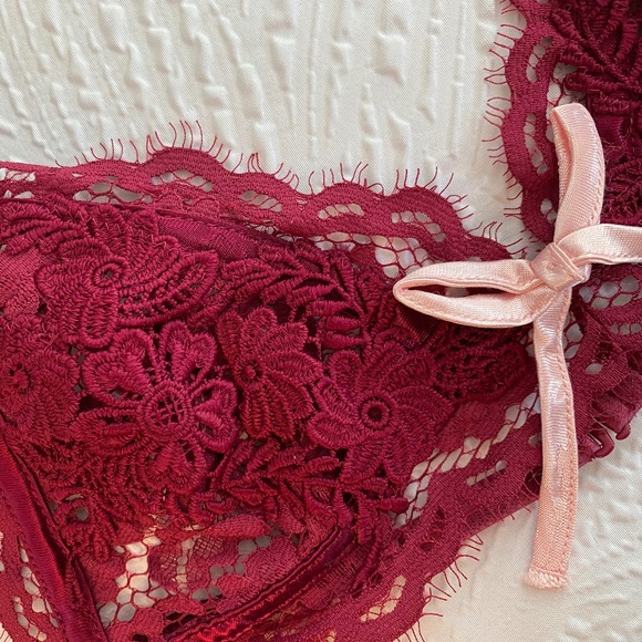 🎉HOST PICK🎉 For Love and Lemons 🍋 Noelle Wireless Lace Bra - Picture 4 of 6